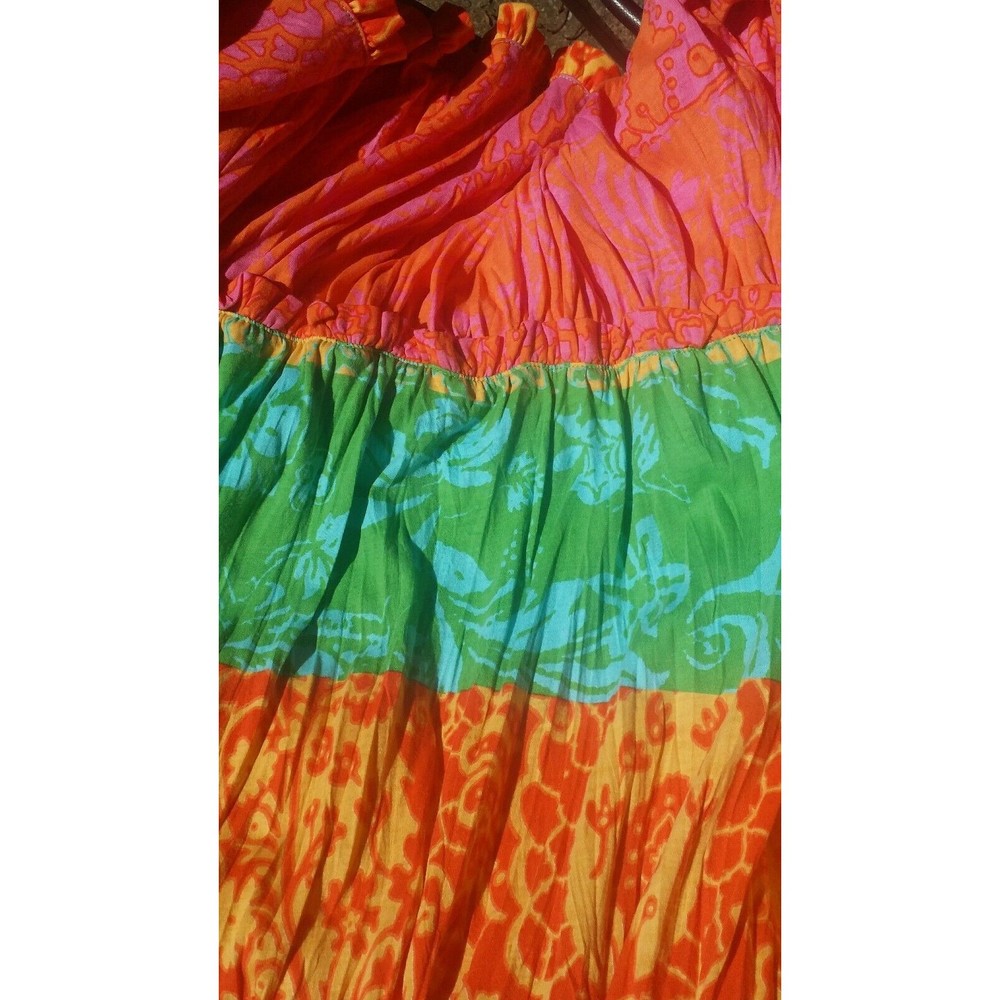 Skirt Multi Color Boho Peasant Xs Sigrid Olsen - image 3